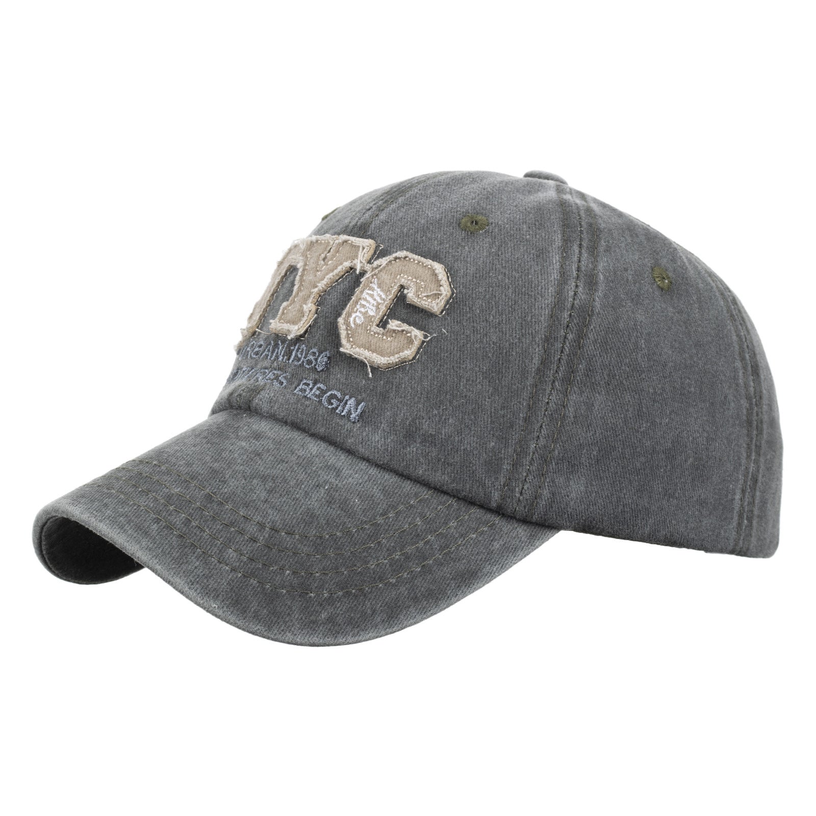 Wholesale Embroidered distressed letters baseball cap