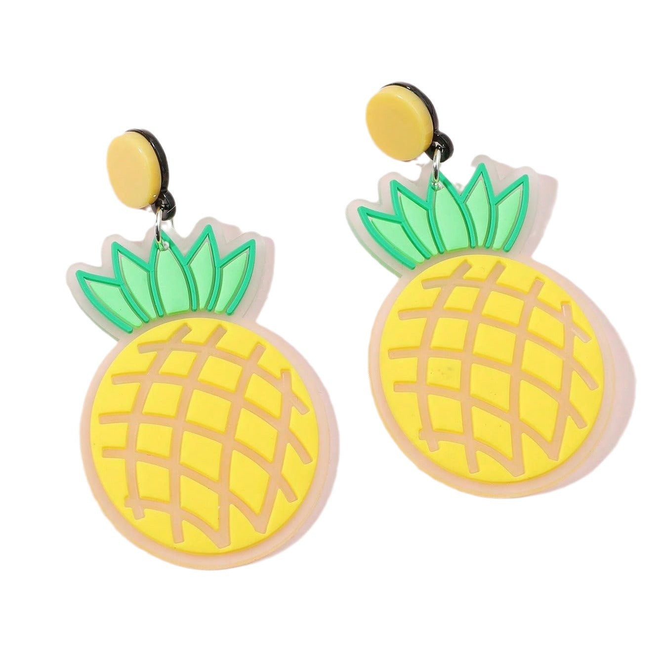 Wholesale Fashion Vintage Sunflower Pineapple Earrings