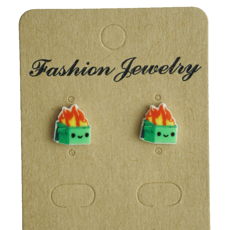 Wholesale 2 Pair/Pack Back To School Season Math Science Art Love Reading Earth Fun Earrings