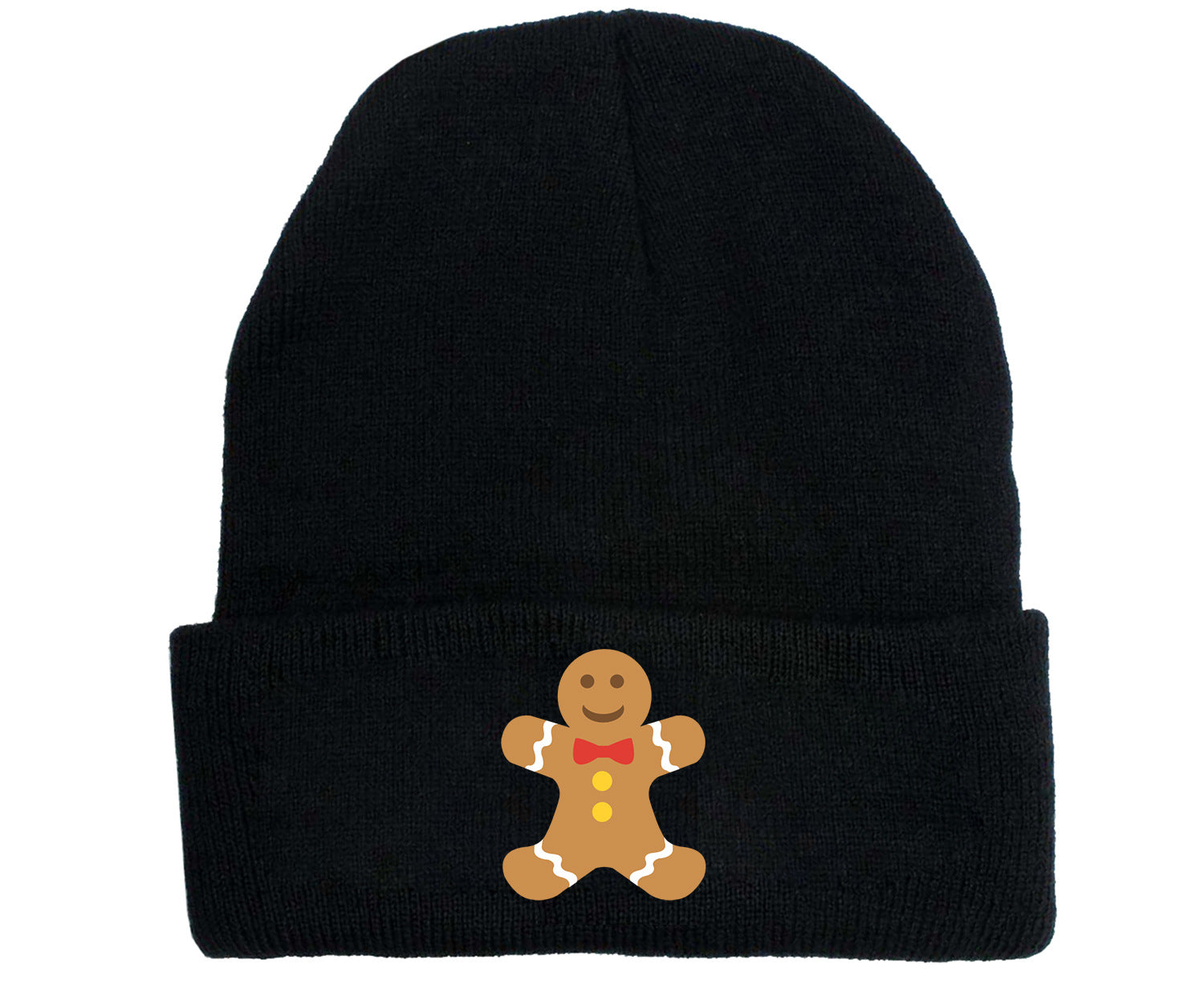 Wholesale Christmas Gingerbread Man Printed Woolen Hat