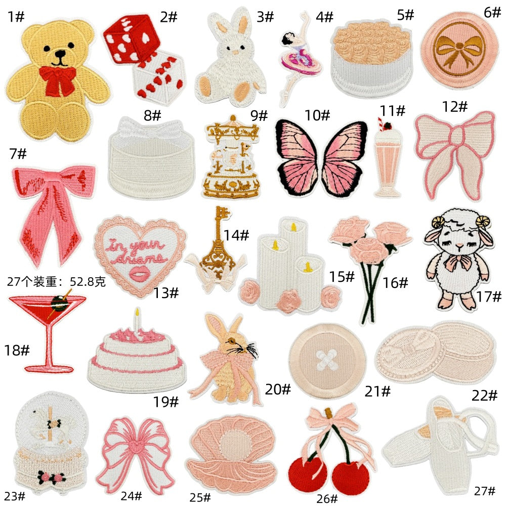 Wholesale Love Cute and Diverse Cartoon Embroidery DIY Patches