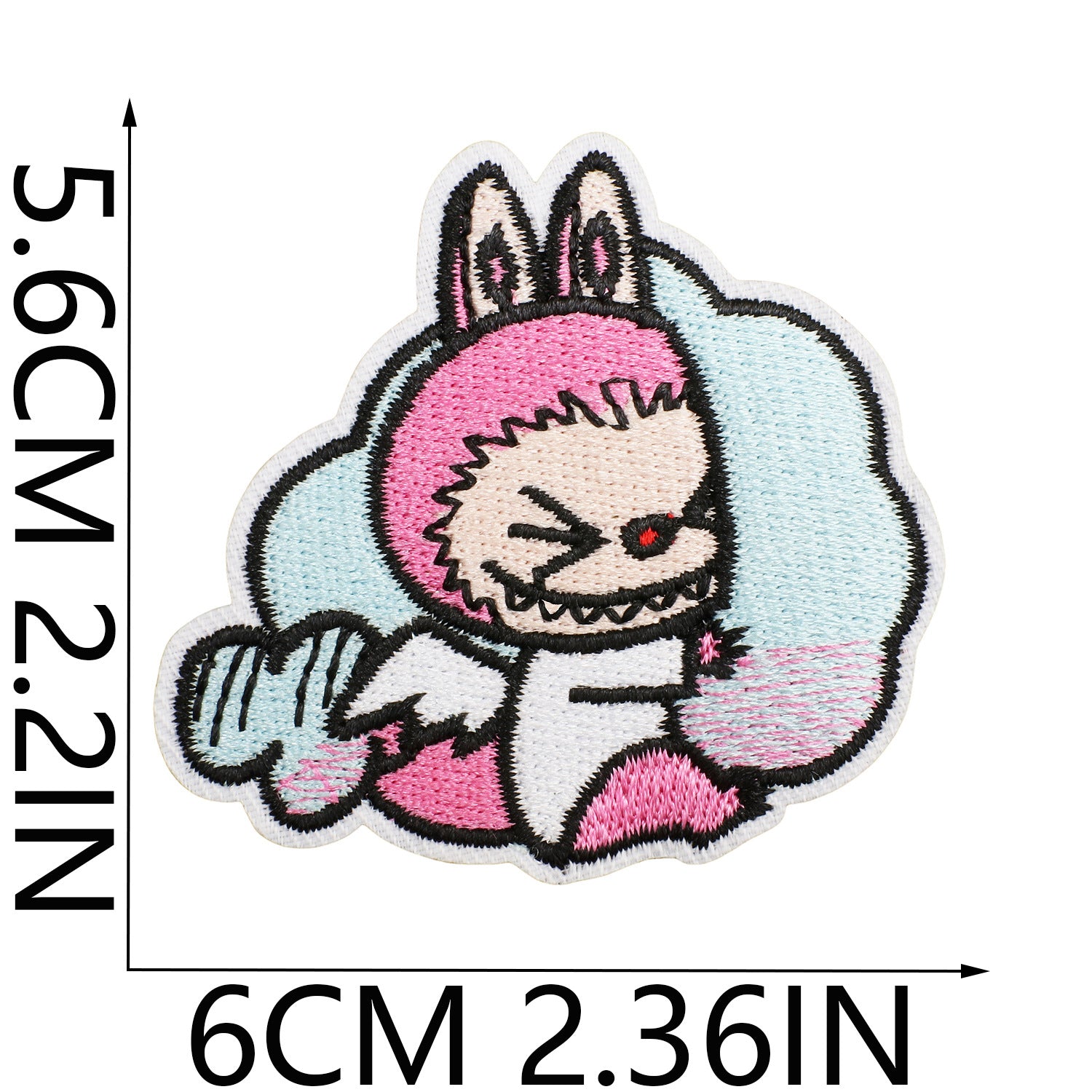 Wholesale Cute doll embroidered fabric patch OLY Exclusive