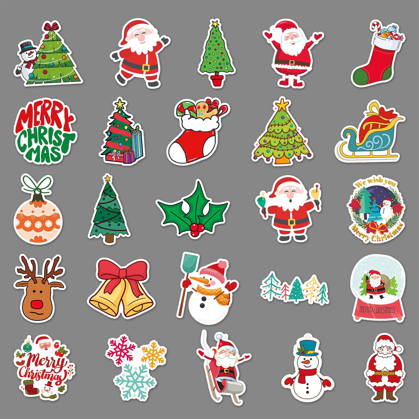 Wholesale 50pcs/ pack Christmas Graffiti Stickers