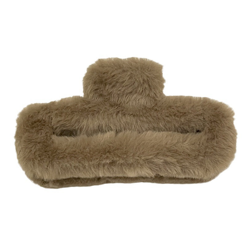 Wholesale Plush Warm Color Large Grab Clip