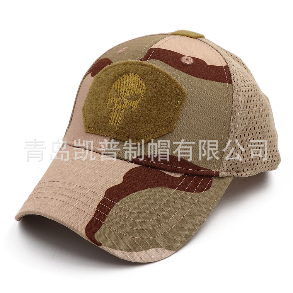 Wholesale Mountaineering Sun Visor Mesh Hat Velcro Baseball Cap