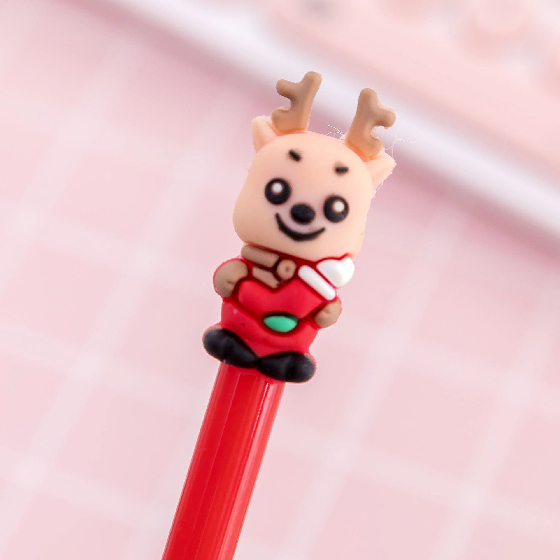 Wholesale Christmas Plastic Cute Cartoon Creative Santa Claus Signature Pen