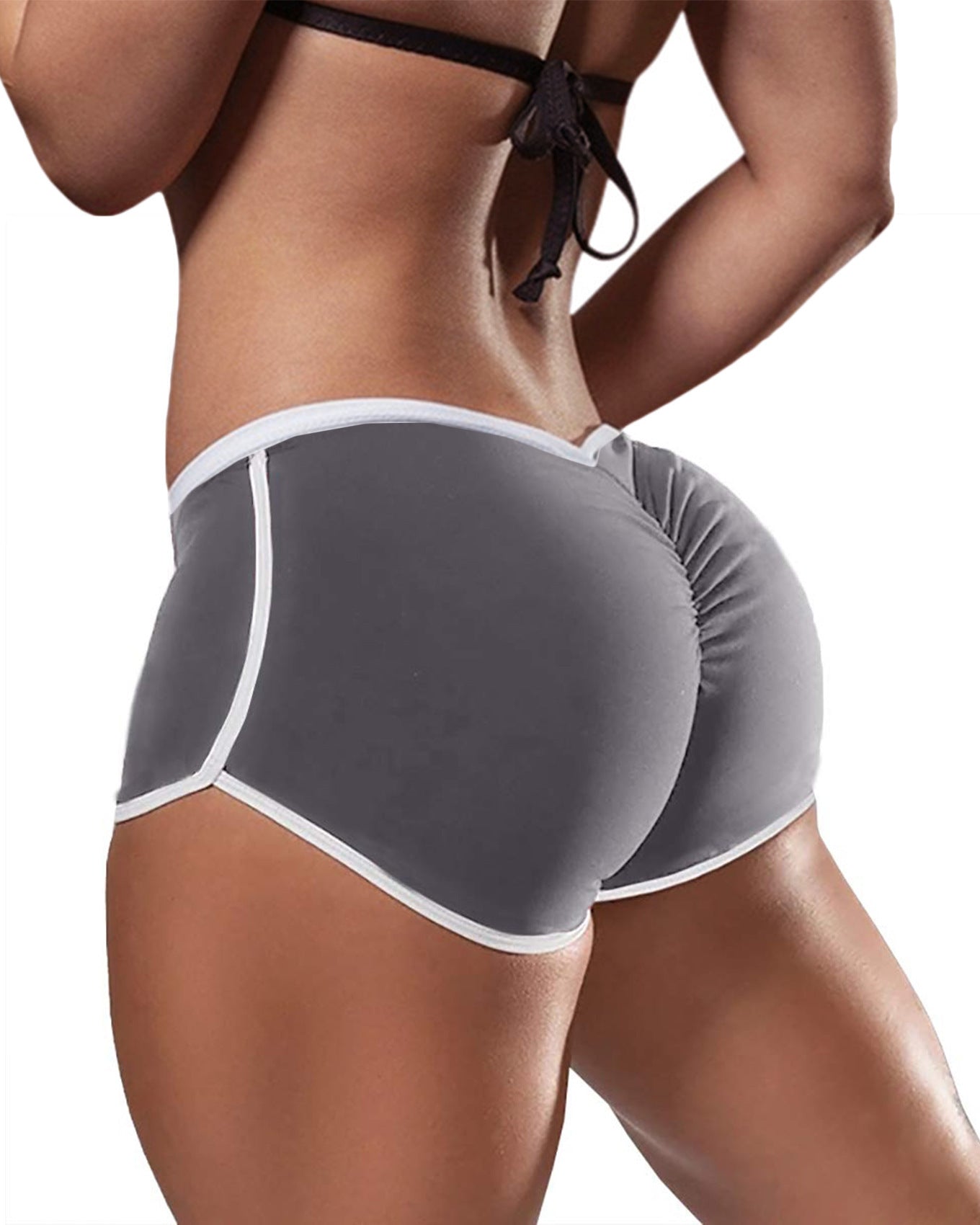 Wholesale Large Size Sexy Solid Color Low Waist Sports Hip Pants