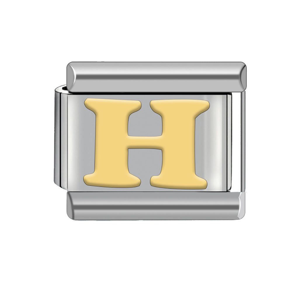 Wholesale Italian Charm Bracelet 9mm DIY Patchwork Detachable Monogram Bracelet