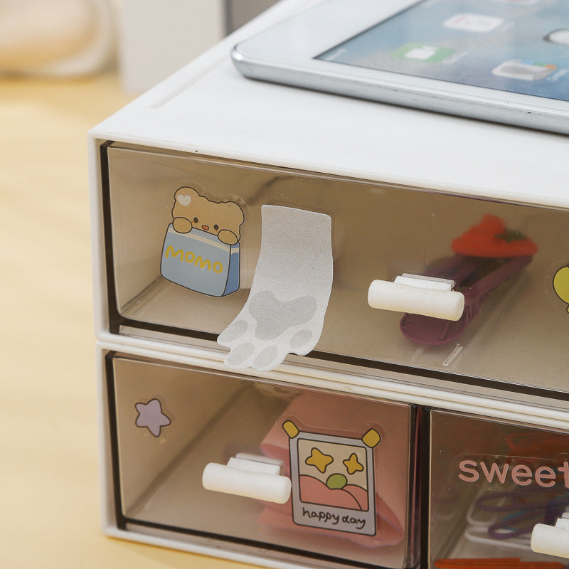 Wholesale Paper Cartoon Dog Combination Set, Minimalist Office Message, Hand Account, and Note Taking Sticky Notes