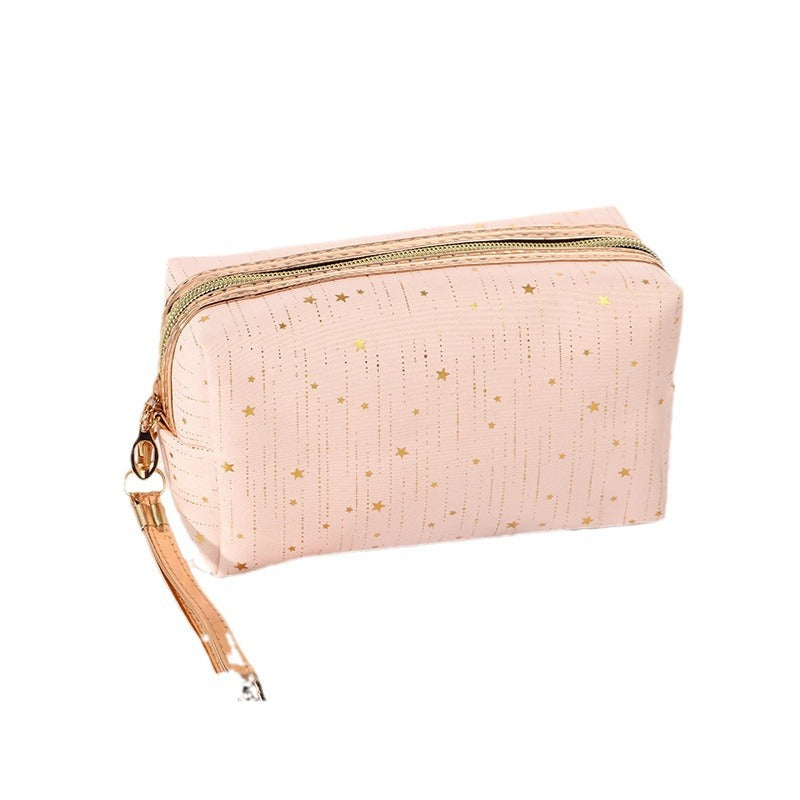 Wholesale Hot Stamping Large Capacity Travel Convenient Cosmetics Storage Portable Toiletry Bag