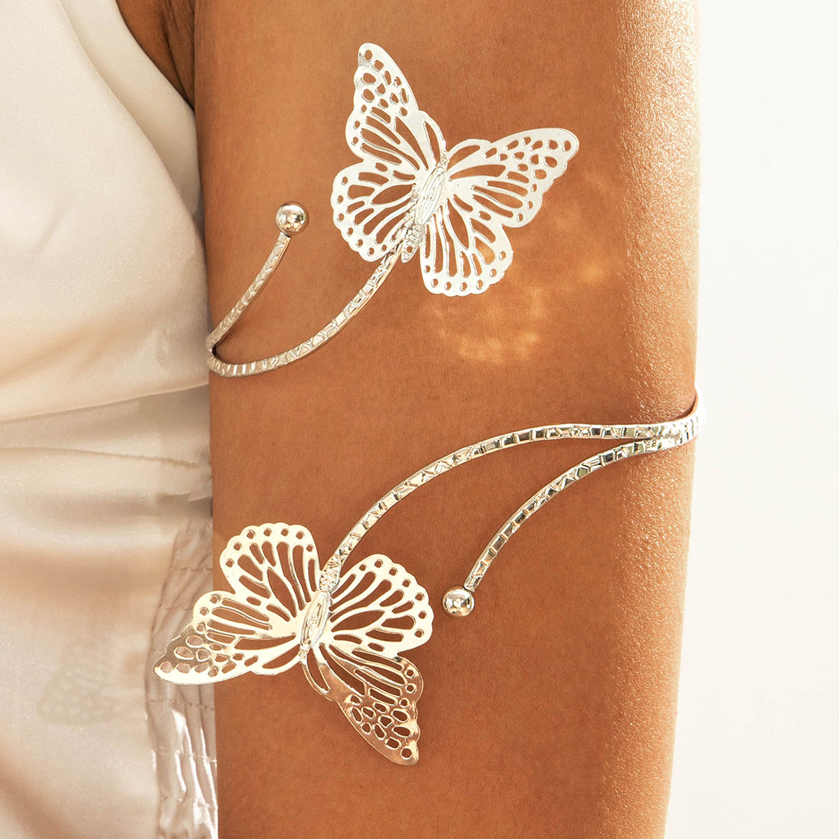 Wholesale 5pcs Summer Starfish Butterfly Shaped Open Arm Ring