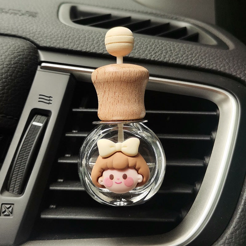 Wholesale Car Air Conditioning Vent Decoration Cute Ornaments Perfume Empty Bottle