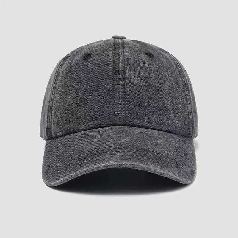 Wholesale Wholesale vintage embroidered logo distressed soft top cap