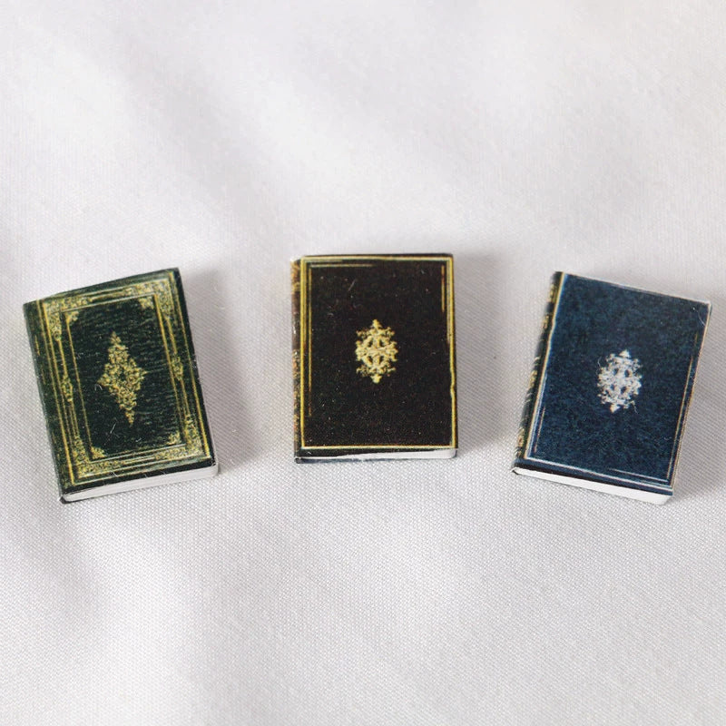 Wholesale 1 12 Miniature Classic Books Set For Dollhouse Study Room Bookshelf Decor Stylish Toy Accessory For Resale