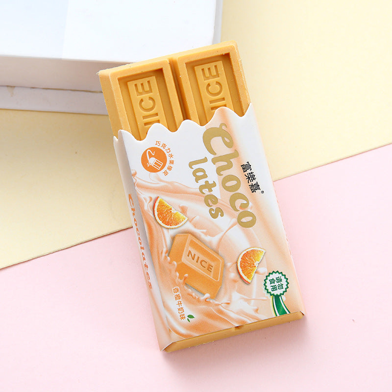 Wholesale Rubber Cartoon Simulation Chocolate Eraser