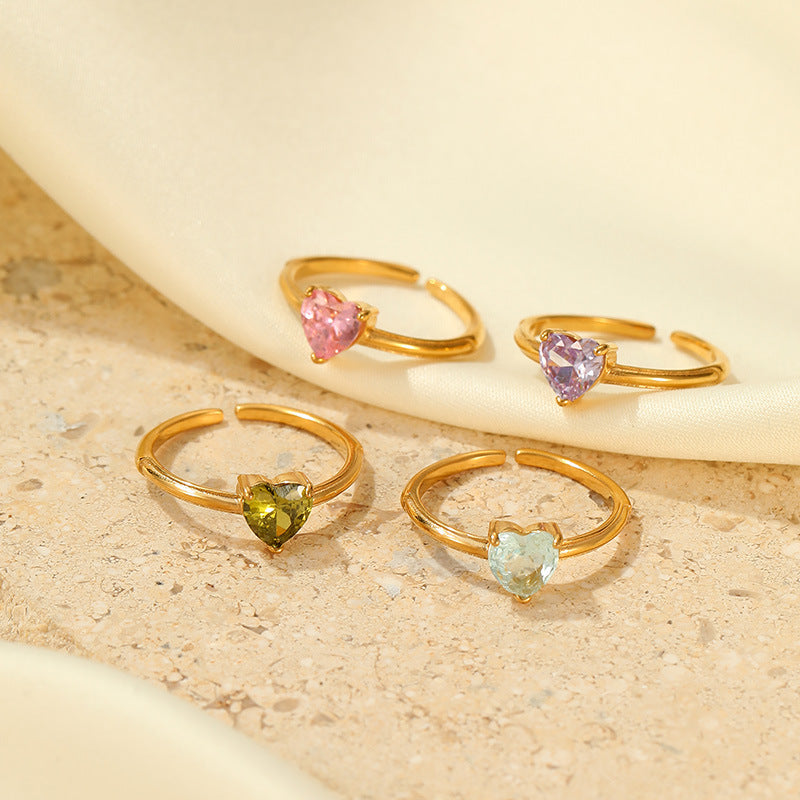 Wholesale Valentine's Day Love Stainless Steel Ring