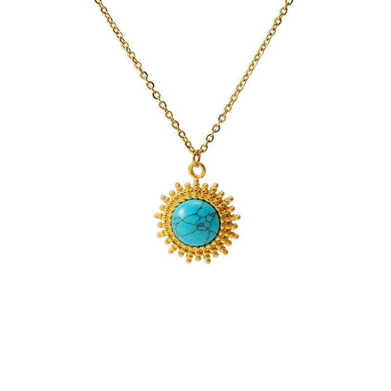 Wholesale Vintage turquoise clavicle necklace