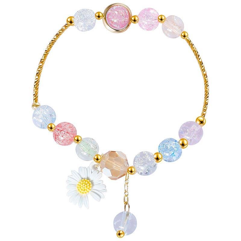 Wholesale Small Fresh Daisy Bracelet