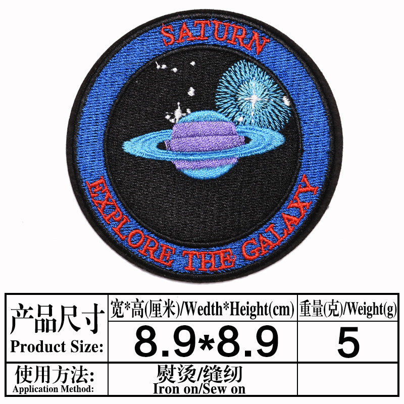 Wholesale Stylish Cartoon Embroidered Iron On Twill Patch For Clothing And Bags DIY Decorative Accent