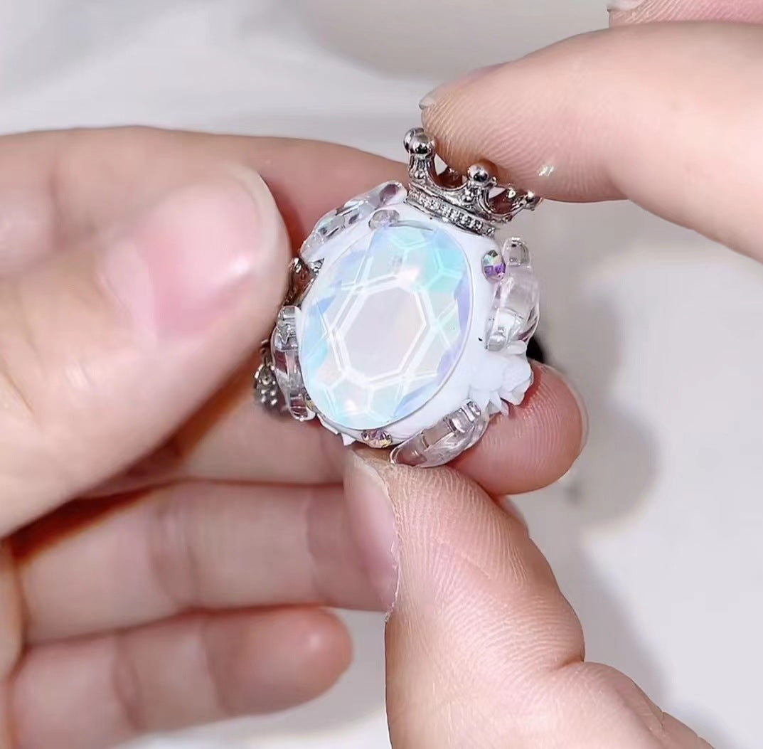 Wholesale Heart-shaped Rose Soft Clay Straight Hole Beads