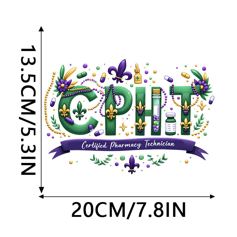 Wholesale 10pcs Carnival Festival  Pattern Clothing  UV DTF Ready to Press Transfers Wraps