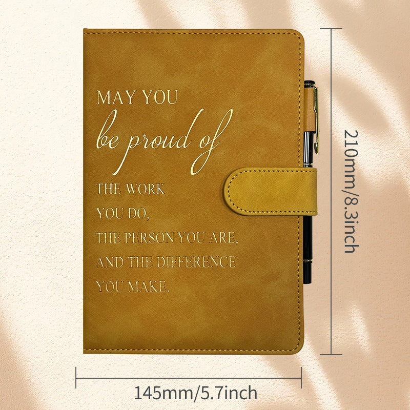 Wholesale Cross-border notebook in stock wholesale Amazon leather plan hand ledger temu incentive magnetic buckle notebook customization