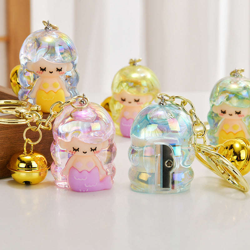 Wholesale Acrylic mermaid claw machine car keychain