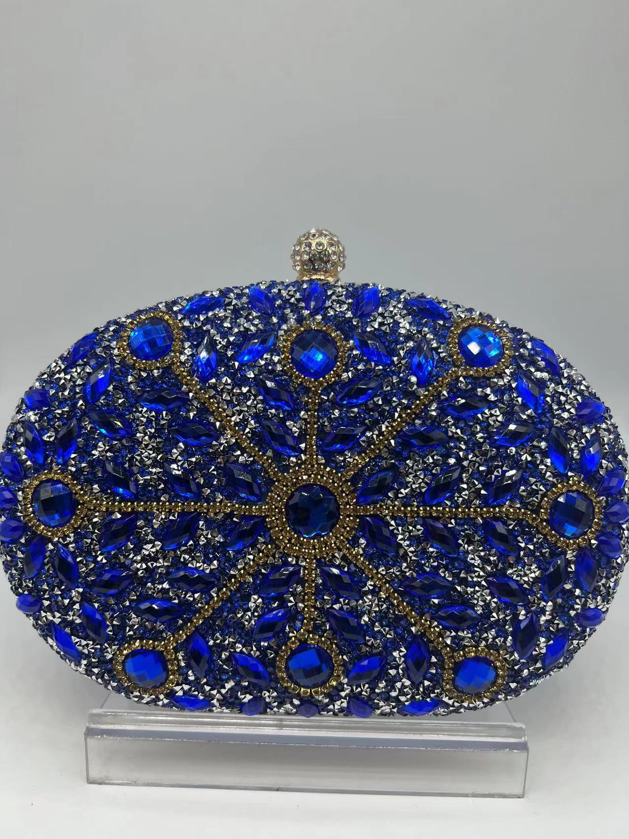 Wholesale Sunflower Diamond Evening Clutch