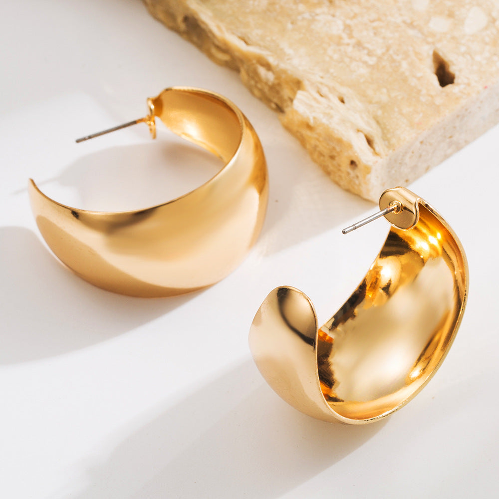 Wholesale ins style retro trend glossy temperament earrings