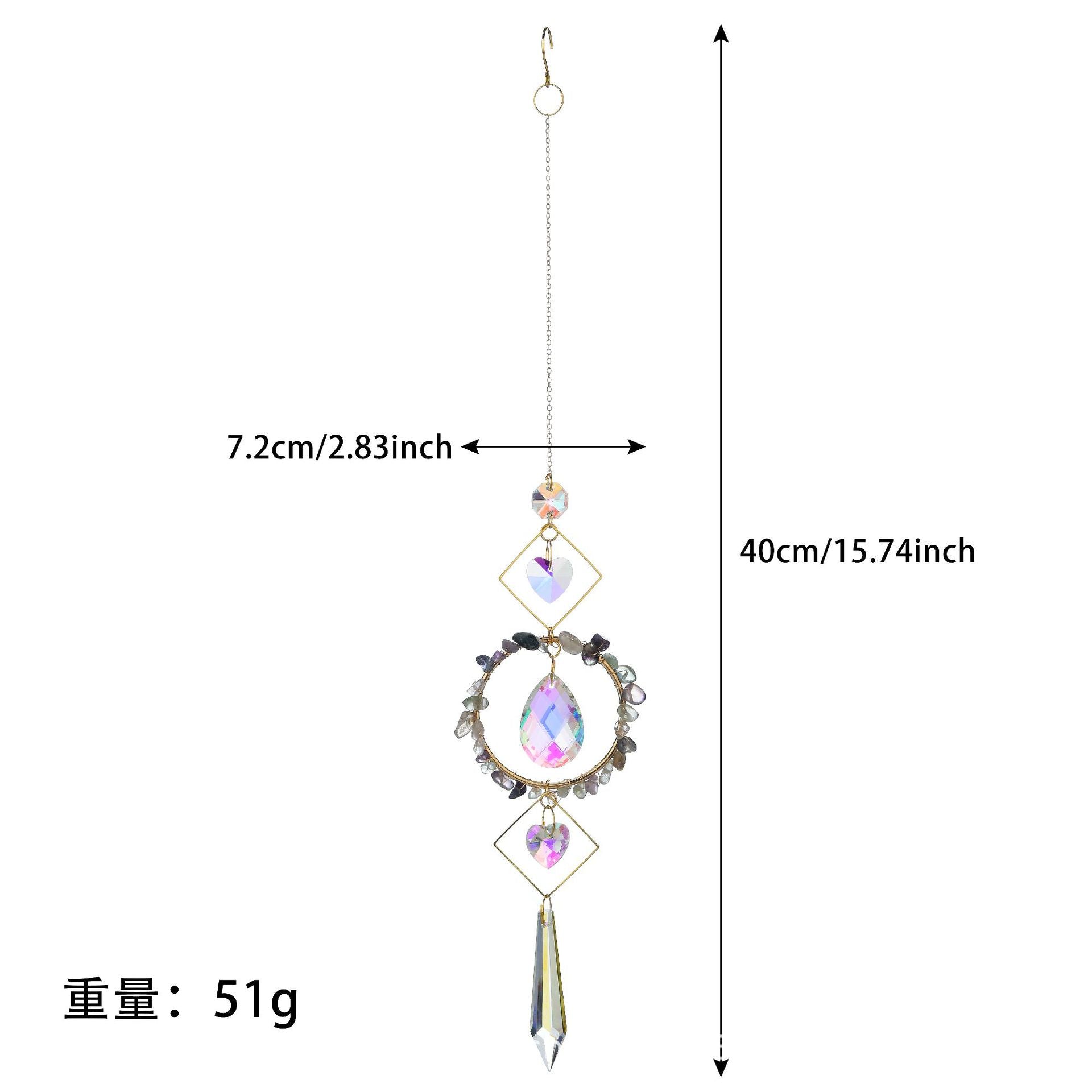 Wholesale Suncatcher Light and Shadow Wind Bell Wind Chimes