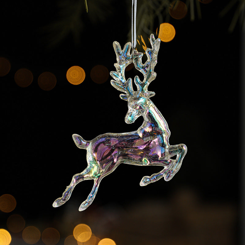 Wholesale Christmas Tree Transparent Pumpkin Bell Angel Girl Acrylic Decoration