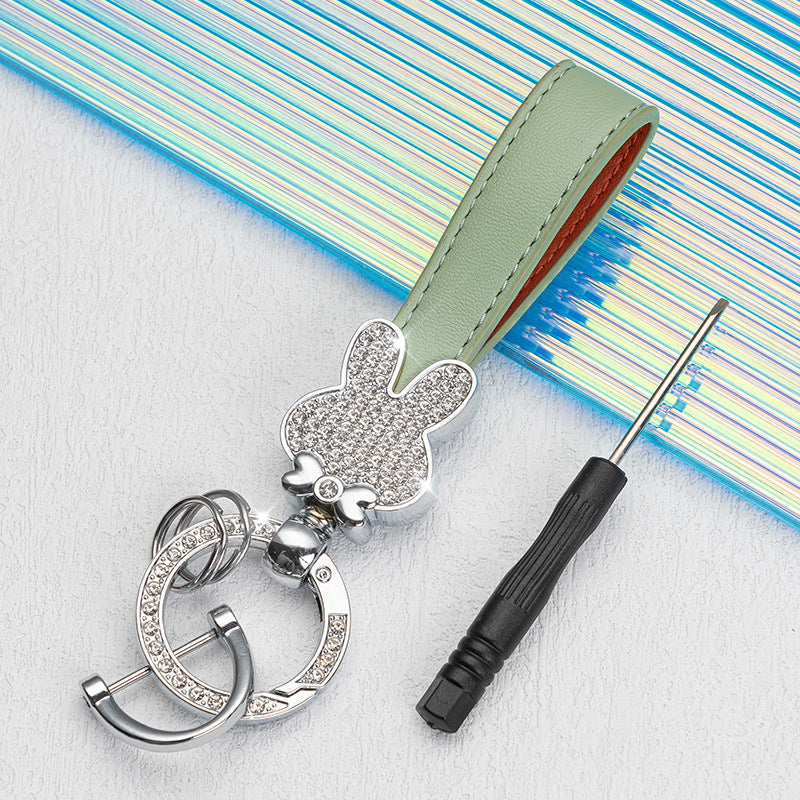 Wholesale Rabbit Simple Zinc Alloy Keychain