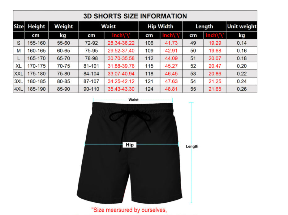 Wholesale Color Matching Stripe 3d Digital Printing Beach Shorts Men Swimwear