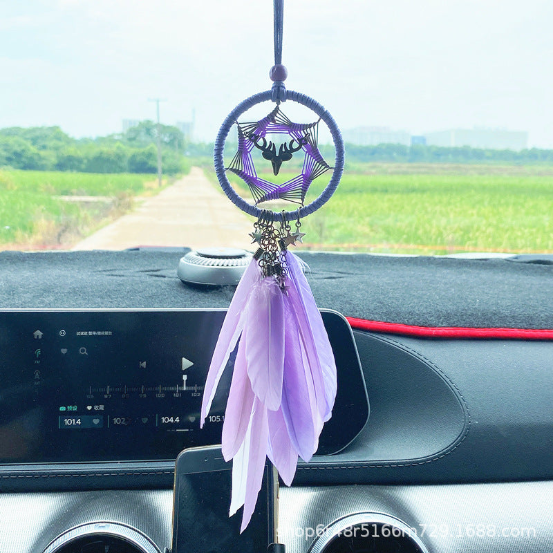 Wholesale Feather Car Accessories Dream Catcher