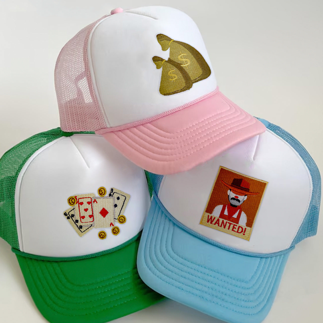 Wholesale Western patch yellow clothing accessories embroidery patch