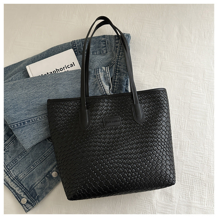 Wholesale Large Capacity PU One Shoulder Fashionable All-match Tote Bag