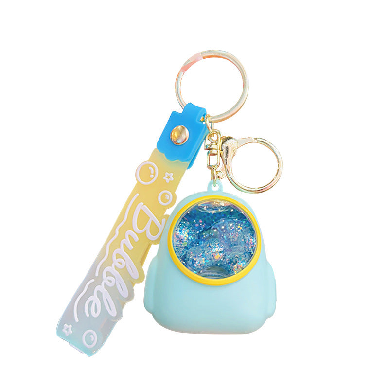 Wholesale Luminous Quicksand Acrylic Keychain