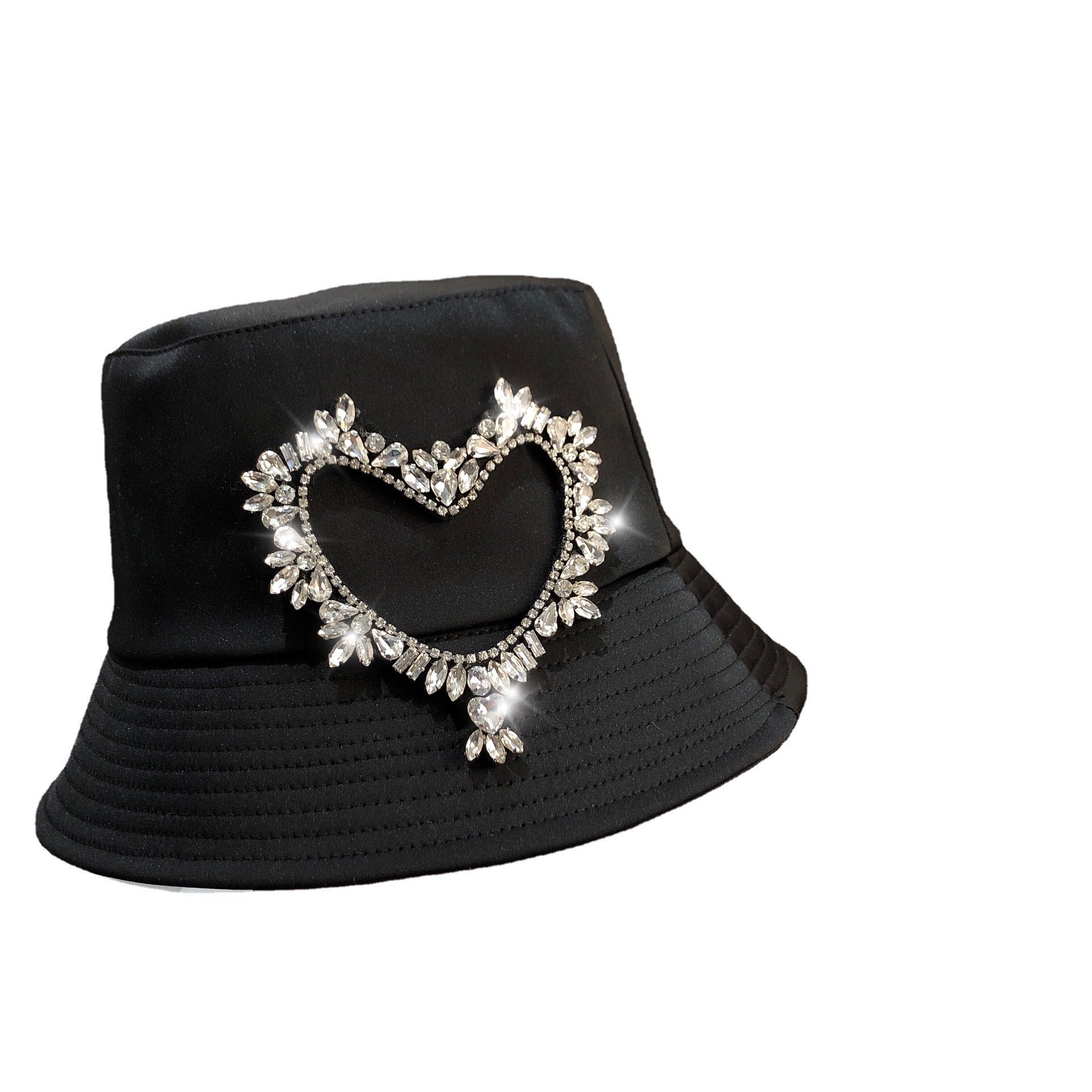 Wholesale Black Love Fisherman Hat Basin Hat