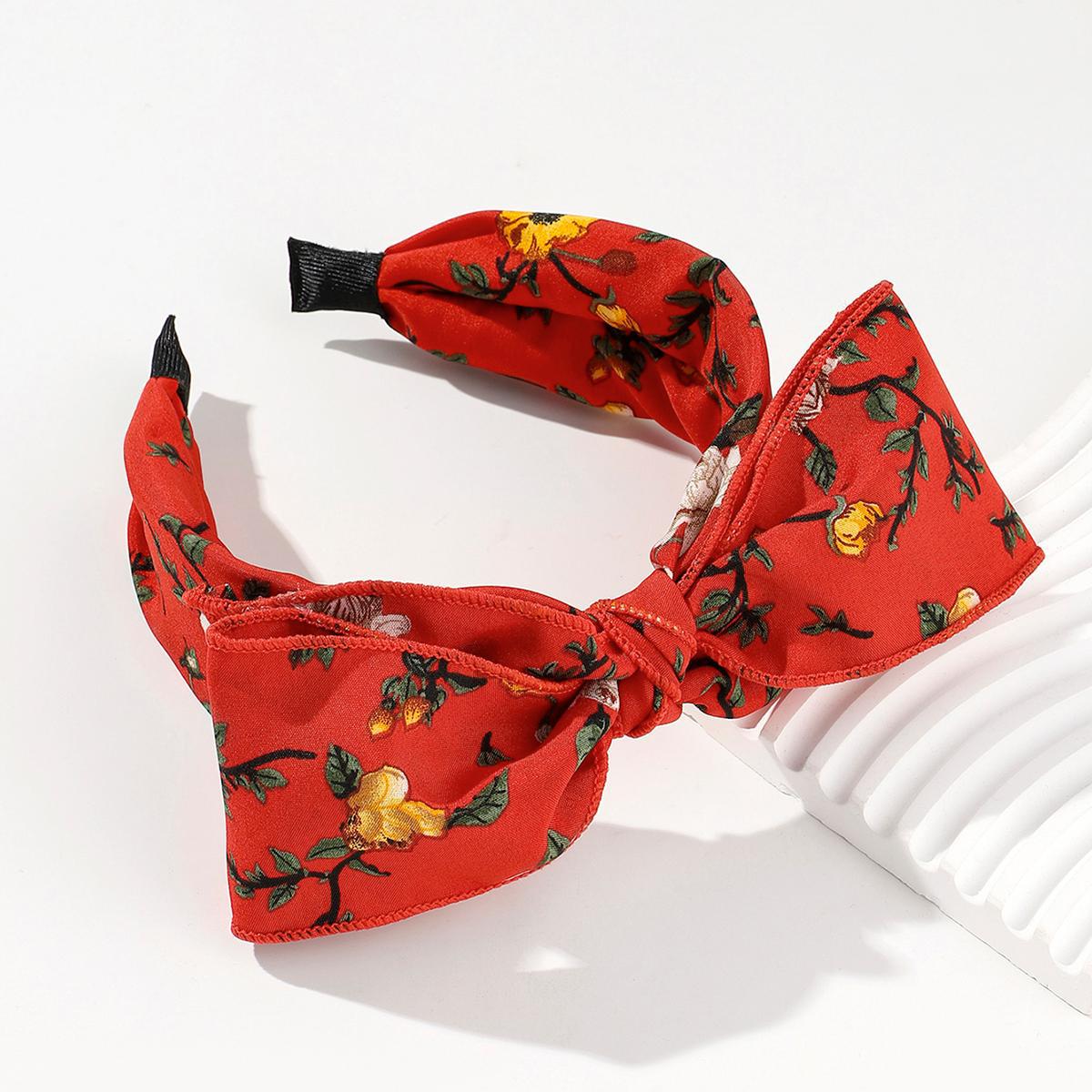 Wholesale Hair Art Knotted Rose Bow Headband