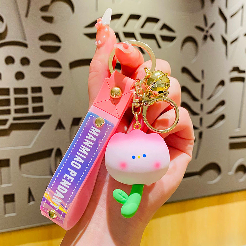 Wholesale Resin Tulip Keychain