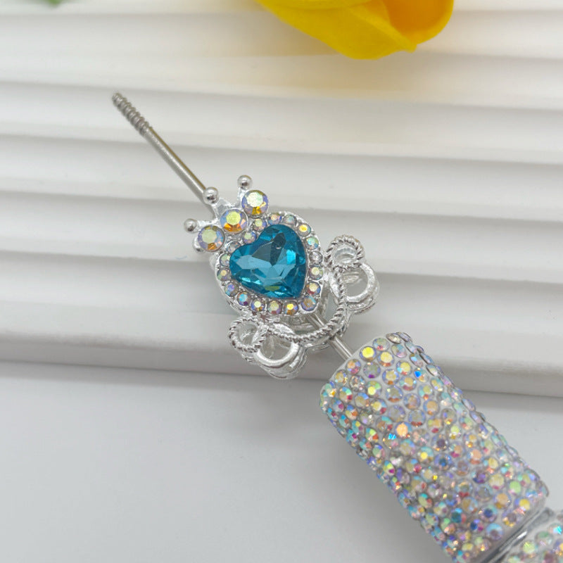 Wholesale 20pcs Alloy Full Diamond Pumpkin Carriage Love Crystal Beads