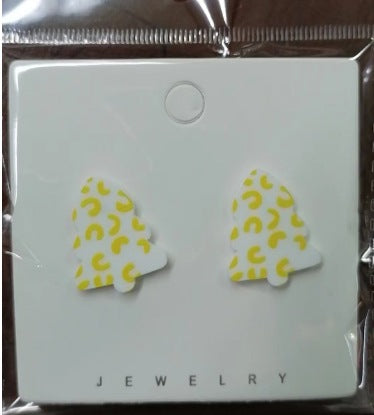 Wholesale Light Luxury, High-end Christmas Design, Niche Fashion Earrings