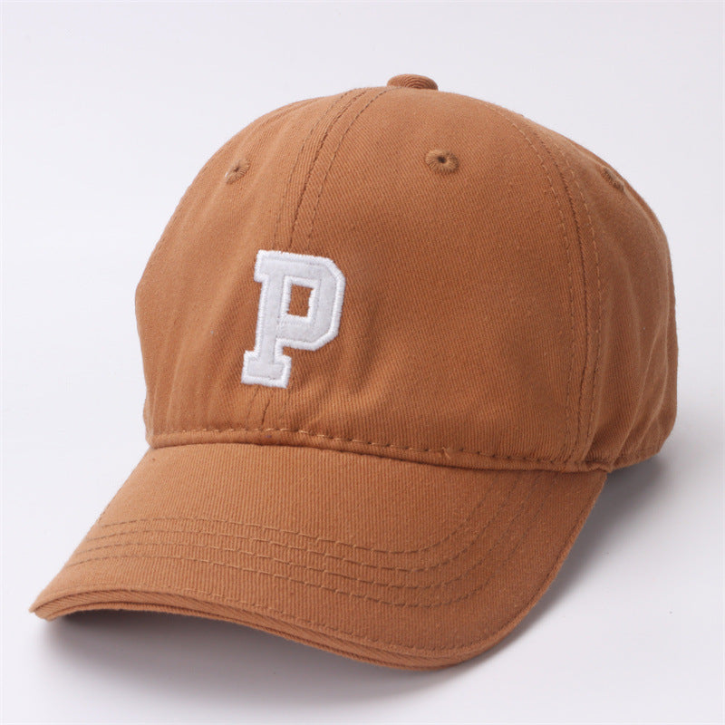 Wholesale Cotton Polyester Letter P Children's Baseball Caps