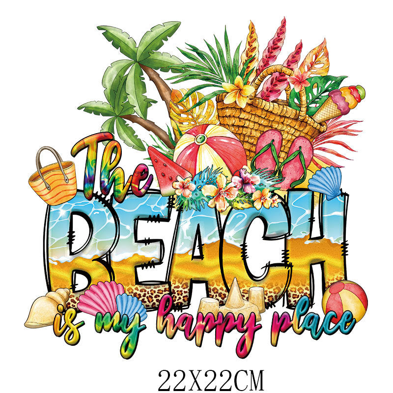 Wholesale Summer Cartoon Heat Transfer   UV DTF Ready to Press Transfers Wraps