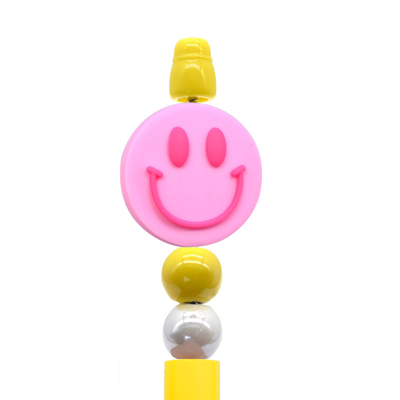 Wholesale Random 100pcs/pack Flower expression pattern bead   Focal Beads