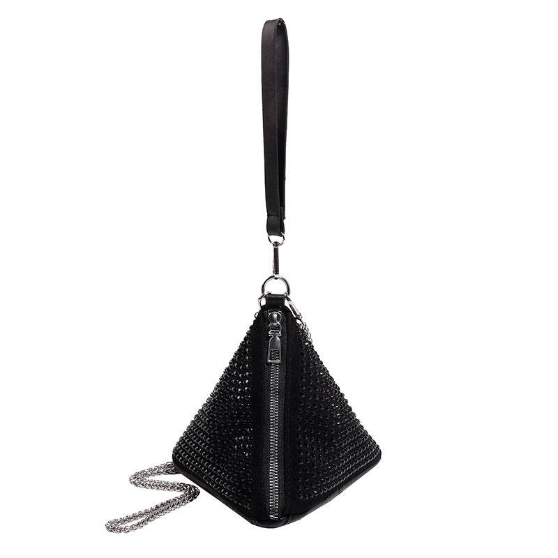 Wholesale Diamond Chain Handheld One Shoulder Crossbody Bag