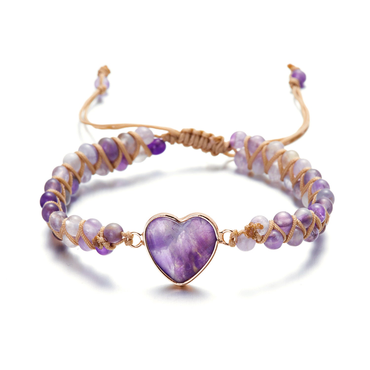 Wholesale Double Wrap Love Emperor Stone Beads Bracelet