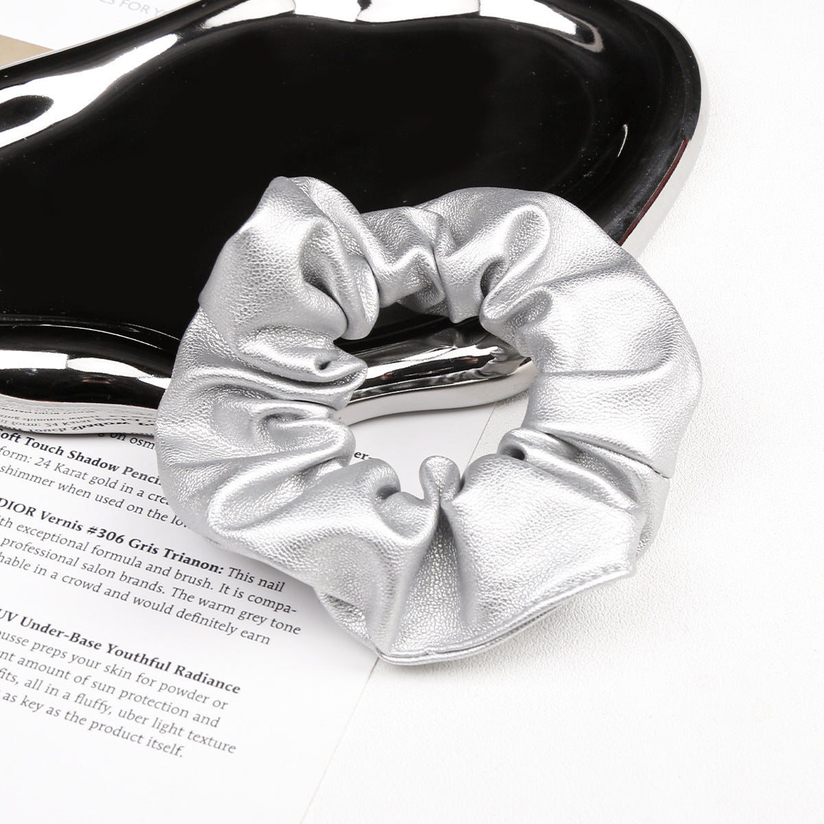 Wholesale PU Leather Laser Hair Accessories