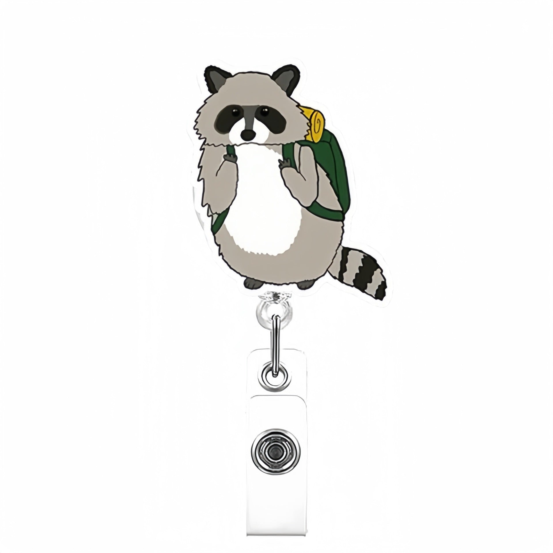 Wholesale Sparkling Raccoon Stretch Badge Reels