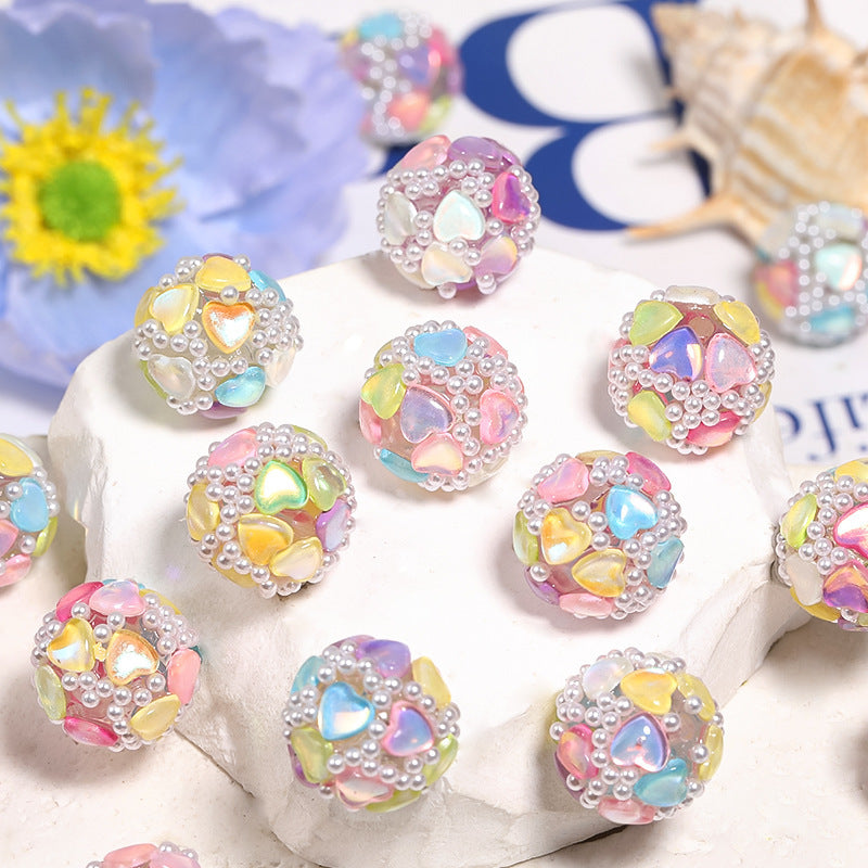 Wholesale  10pcs  Colored heavy industry rhinestone bead Crystal Beads
